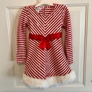 bonnie jean candy cane dress